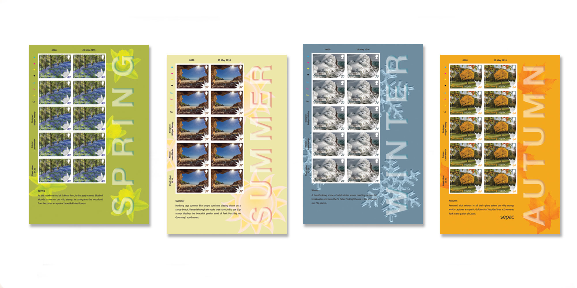 Sheets of 10